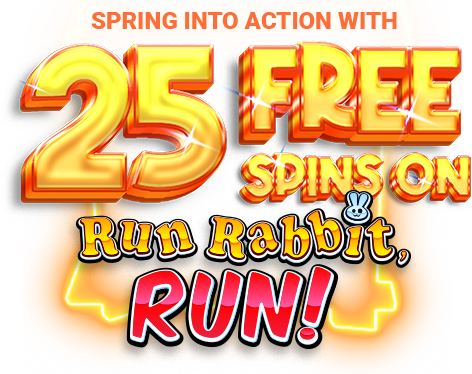 Casino Kings 25 Free Spins on Run Rabbit, Run